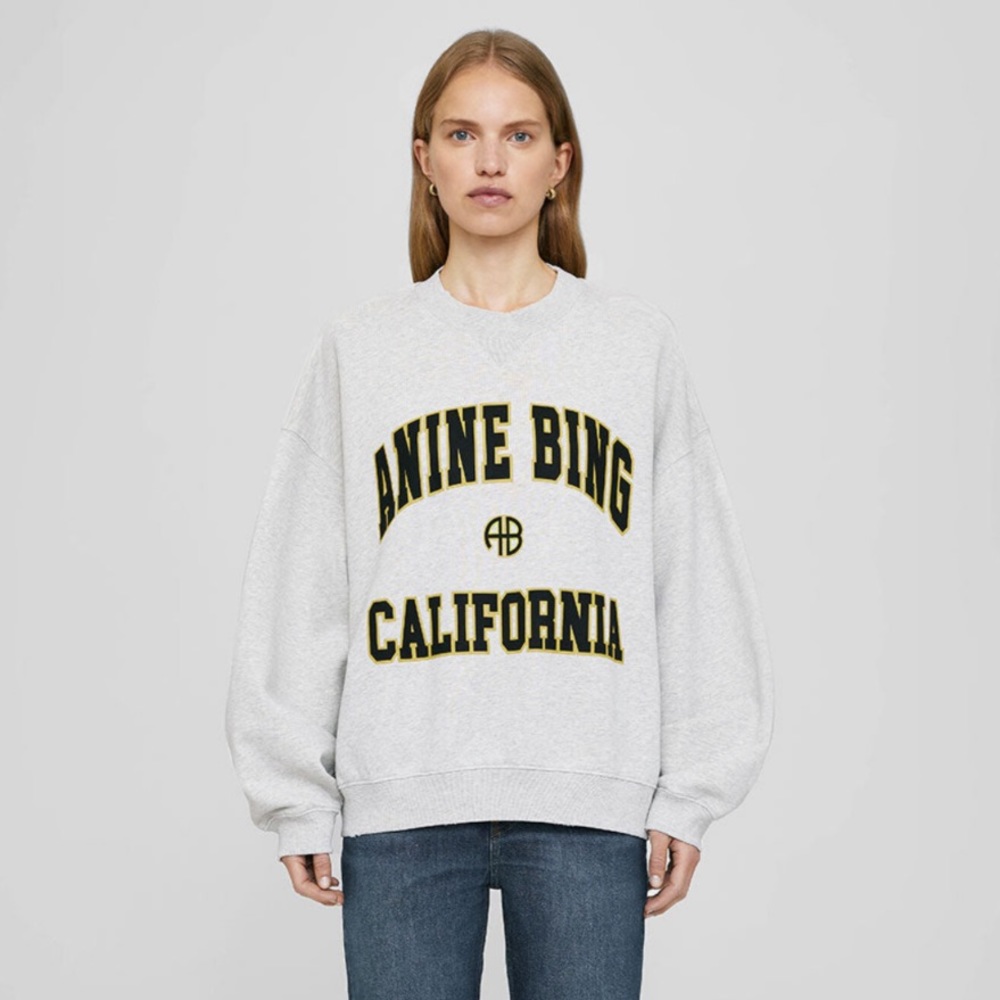 NWT: ANINE BING JACI CALIFORNIA SWEATSHIRT